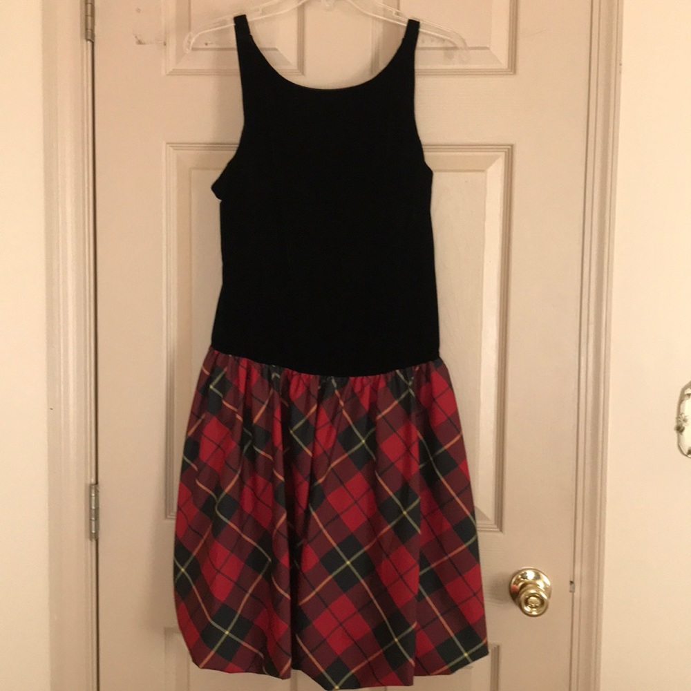 Velvet taffeta dress